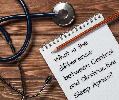 What is the difference between Central and Obstructive Sleep Apnea?