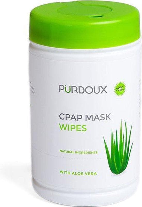 PÜRDOUX™ CPAP Unscented Mask Wipes - CPAP Organisation Australia